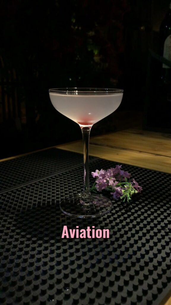 Old Fashioned Cocktails- Aviation